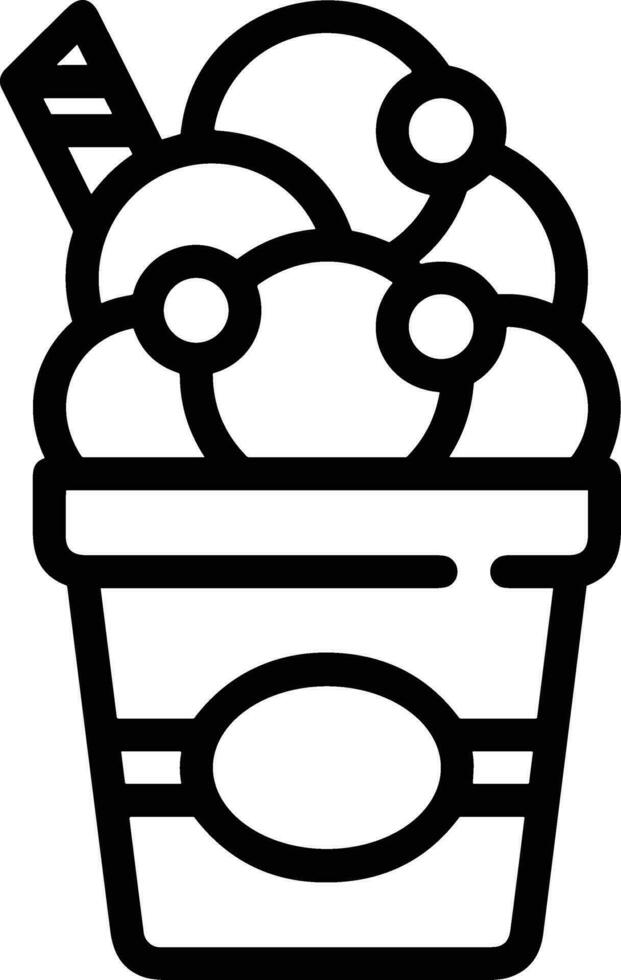 Bucket icon symbol vector image. Illustration of the bucket cleaning equipment washing outline design image. EPS 10