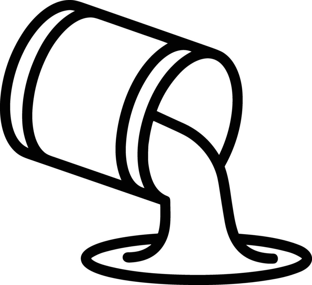 Bucket icon symbol vector image. Illustration of the bucket cleaning equipment washing outline design image. EPS 10