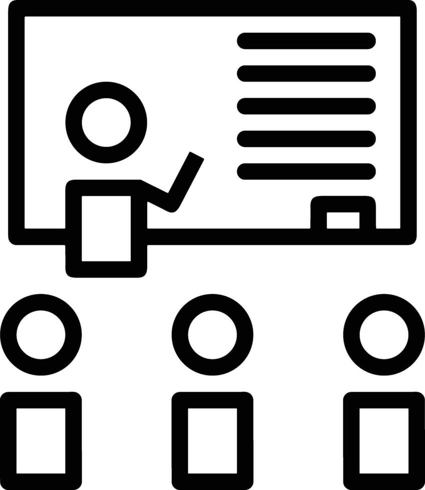 Teacher icon symbol vector image. Illustration of the training business school classroom icon design image.