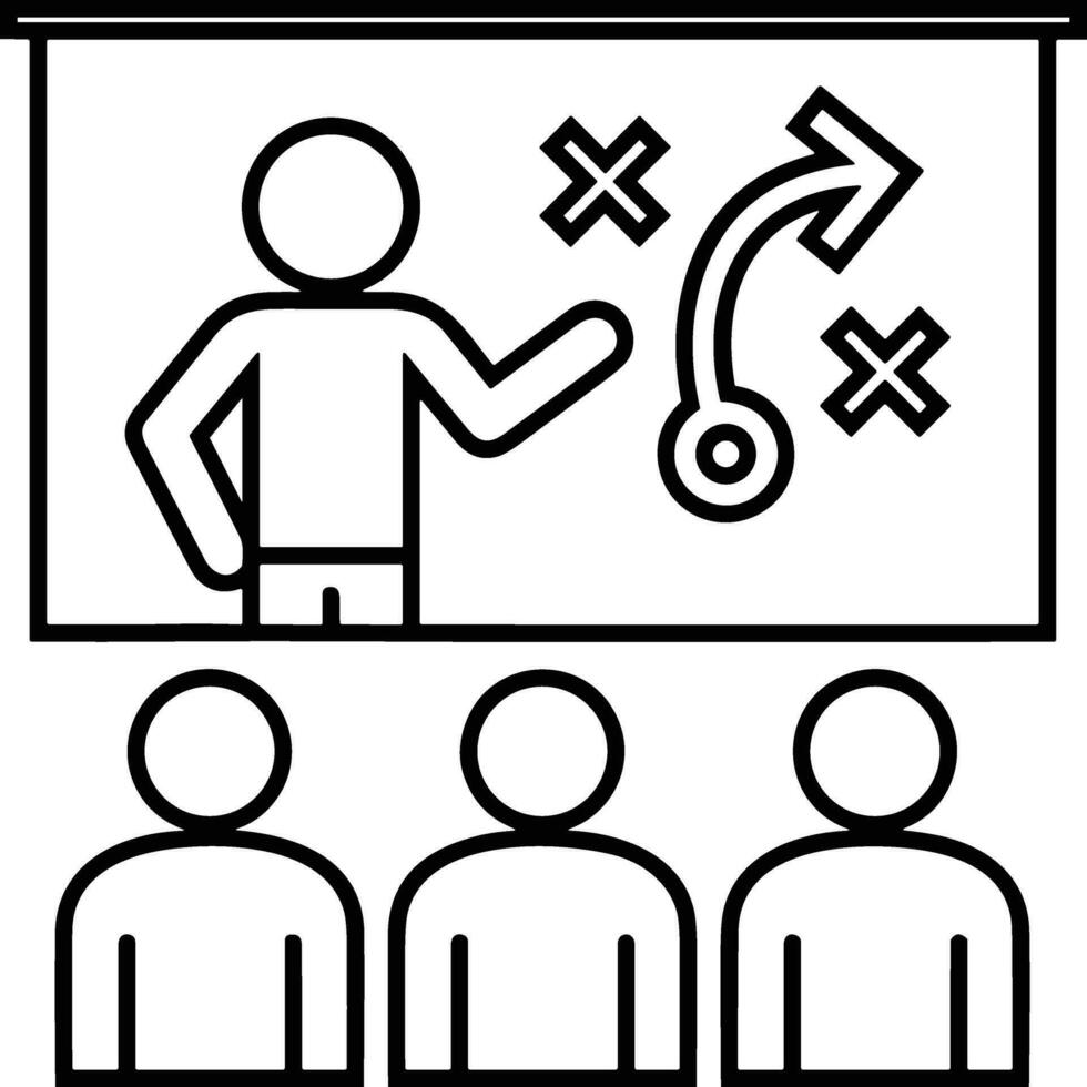 Teacher icon symbol vector image. Illustration of the training business school classroom icon design image.