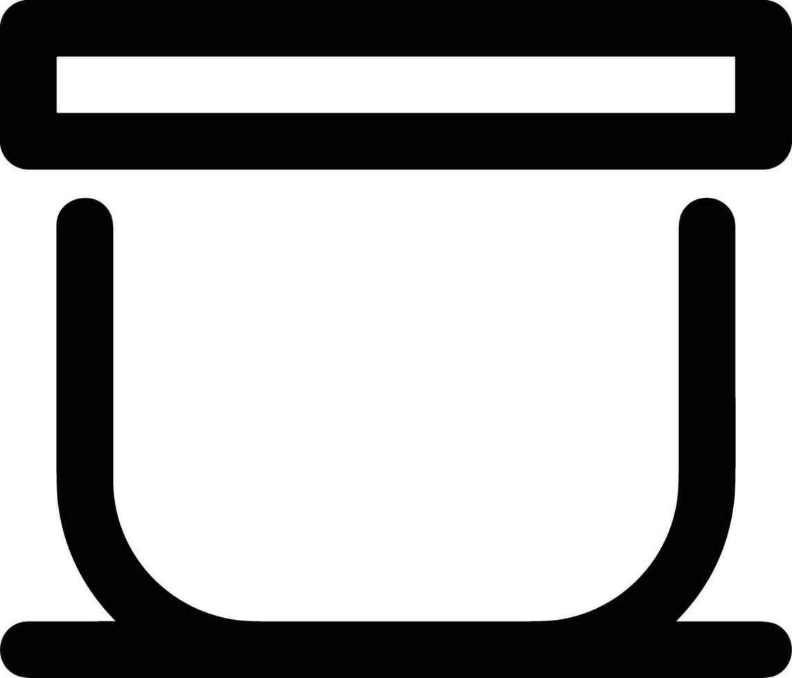 Bucket icon symbol vector image. Illustration of the bucket cleaning equipment washing outline design image. EPS 10