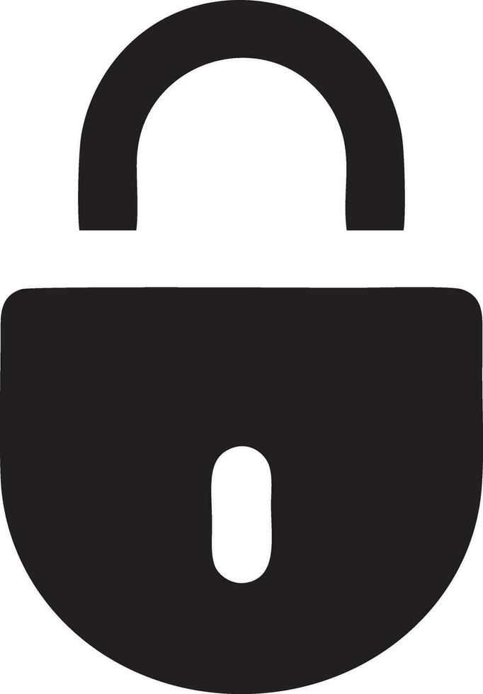 Lock security icon symbol vector image. Illustration of the key secure access system vector design. EPS 10