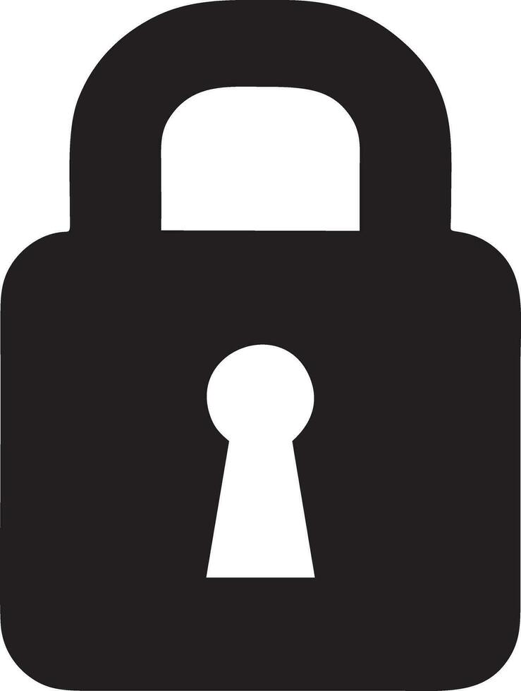Lock security icon symbol vector image. Illustration of the key secure access system vector design. EPS 10