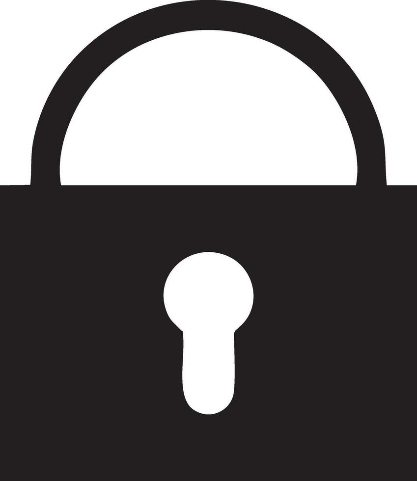 Lock security icon symbol vector image. Illustration of the key secure access system vector design. EPS 10