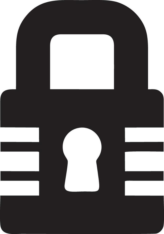 Lock security icon symbol vector image. Illustration of the key secure access system vector design. EPS 10