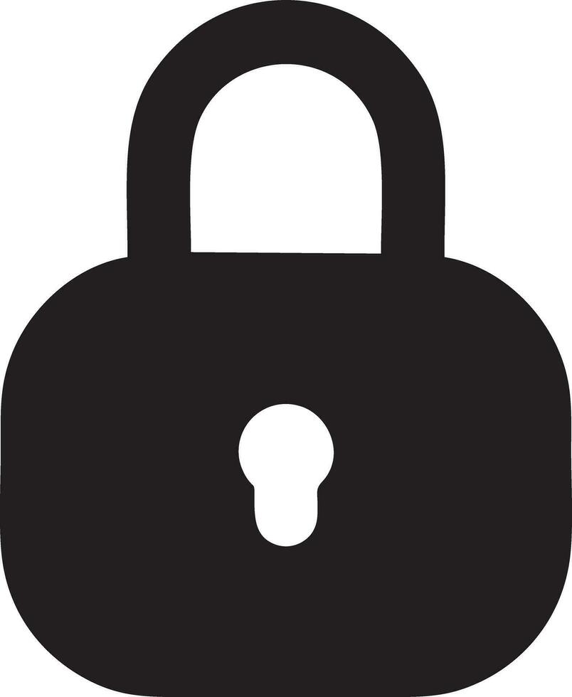 Lock security icon symbol vector image. Illustration of the key secure access system vector design. EPS 10