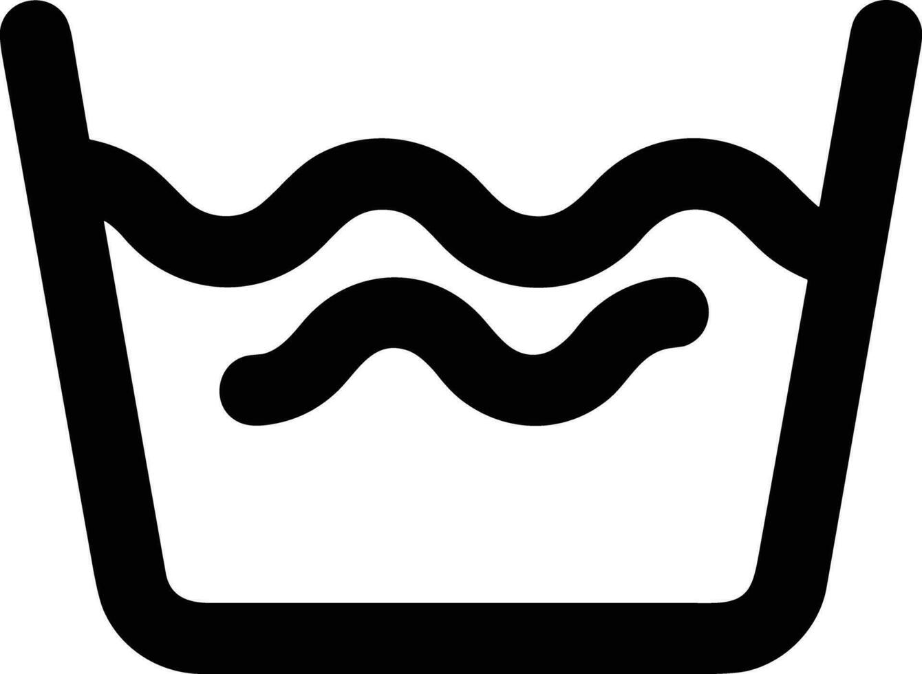 Bucket icon symbol vector image. Illustration of the bucket cleaning equipment washing outline design image. EPS 10