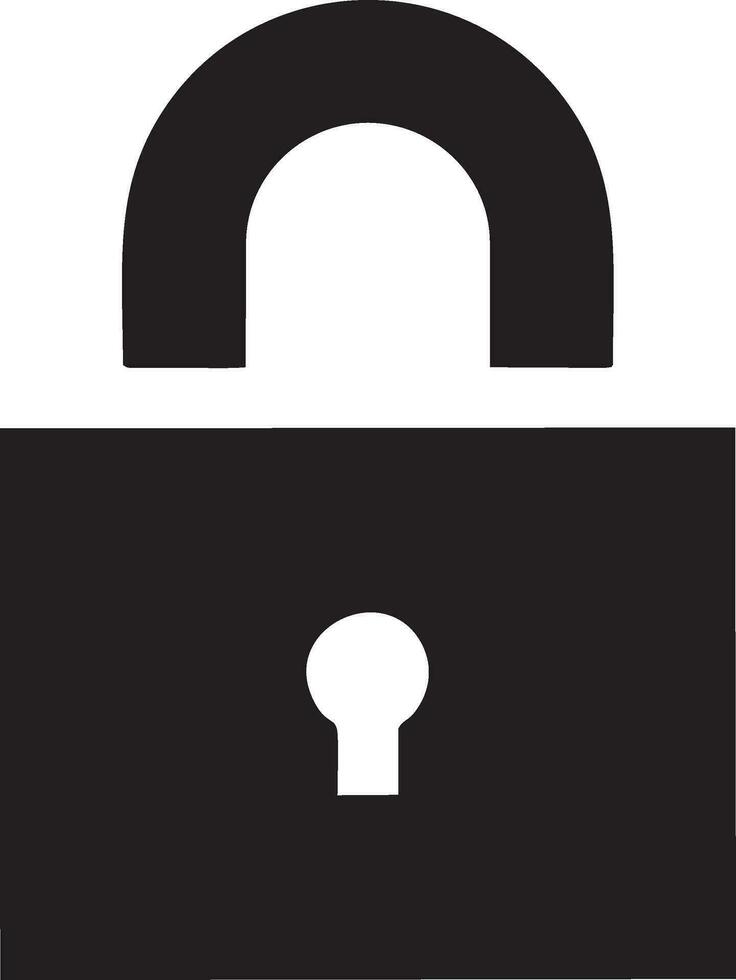 Lock security icon symbol vector image. Illustration of the key secure access system vector design. EPS 10