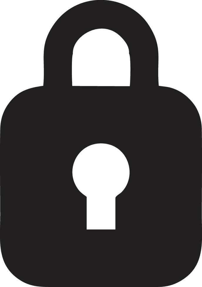 Lock security icon symbol vector image. Illustration of the key secure access system vector design. EPS 10