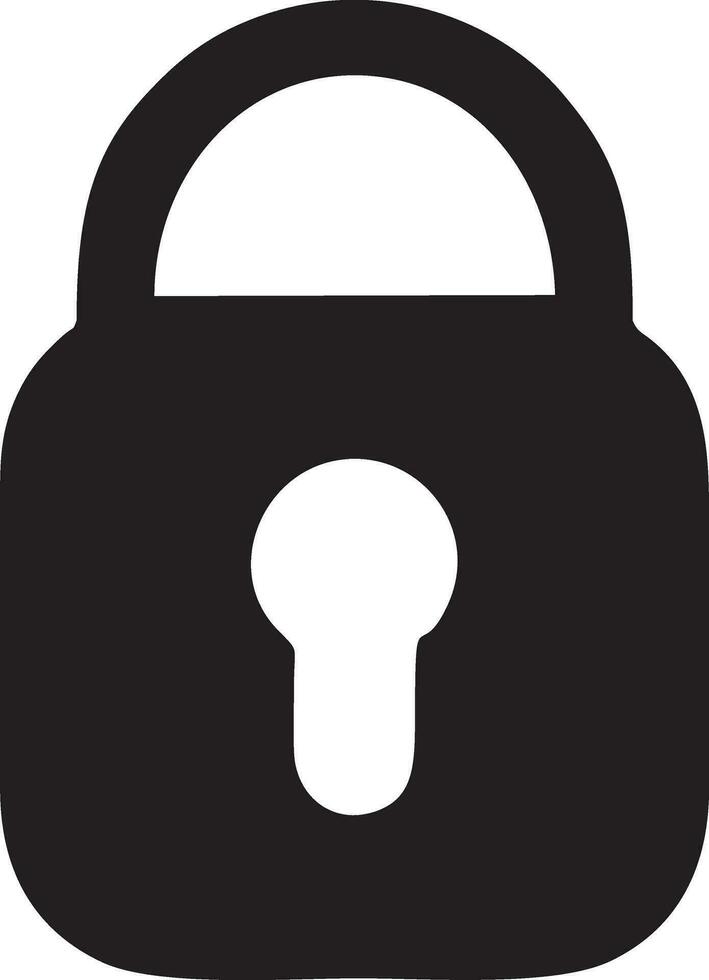 Lock security icon symbol vector image. Illustration of the key secure access system vector design. EPS 10