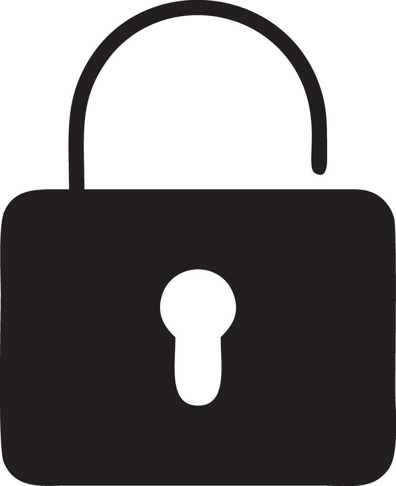 Lock security icon symbol vector image. Illustration of the key secure access system vector design. EPS 10