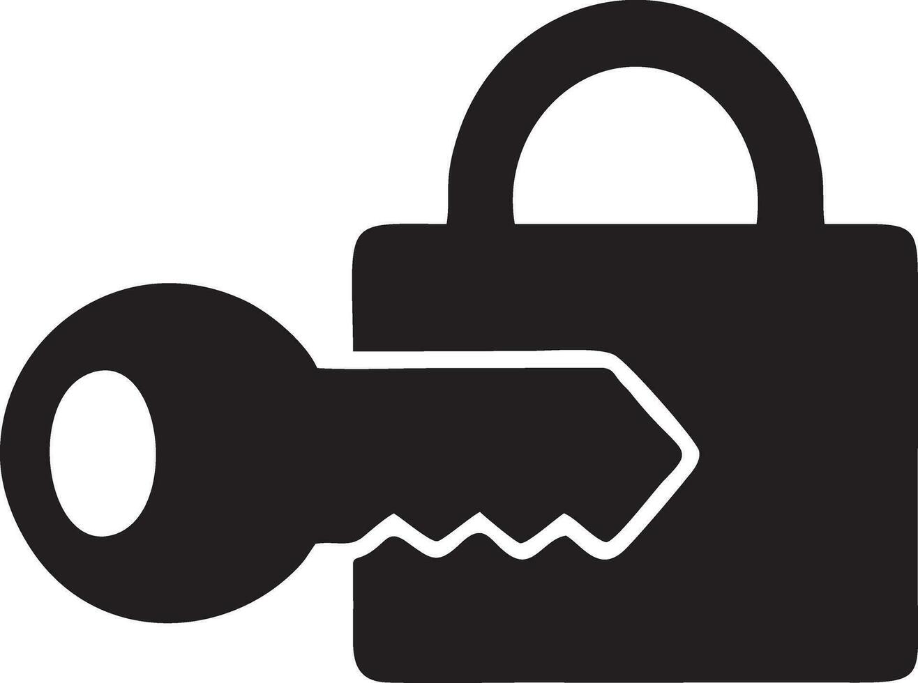 Lock security icon symbol vector image. Illustration of the key secure access system vector design. EPS 10