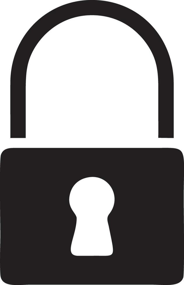 Lock security icon symbol vector image. Illustration of the key secure access system vector design. EPS 10