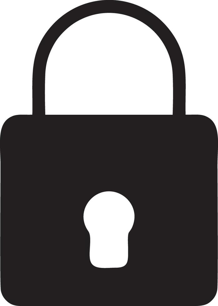 Lock security icon symbol vector image. Illustration of the key secure access system vector design. EPS 10