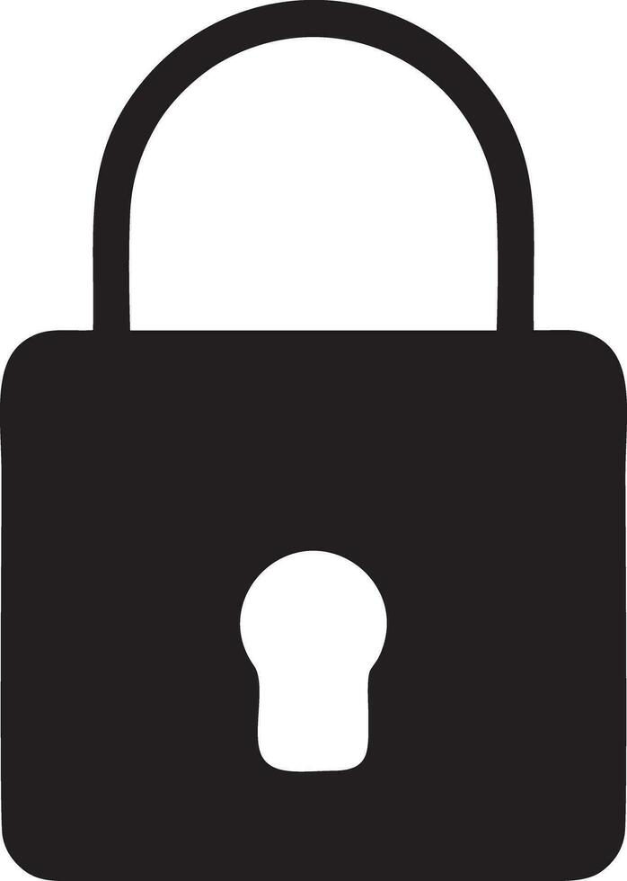 Lock security icon symbol vector image. Illustration of the key secure access system vector design. EPS 10