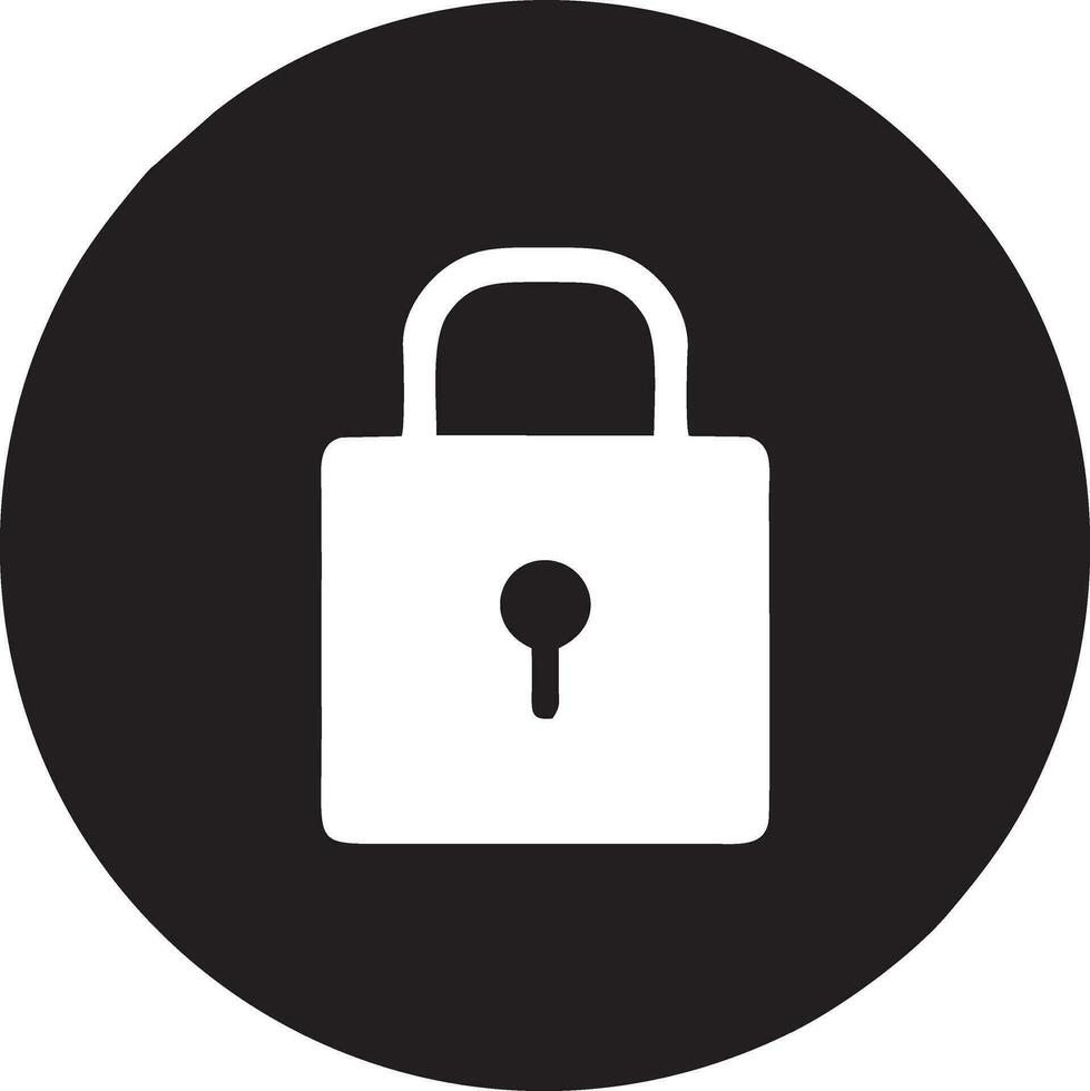 Lock security icon symbol vector image. Illustration of the key secure access system vector design. EPS 10