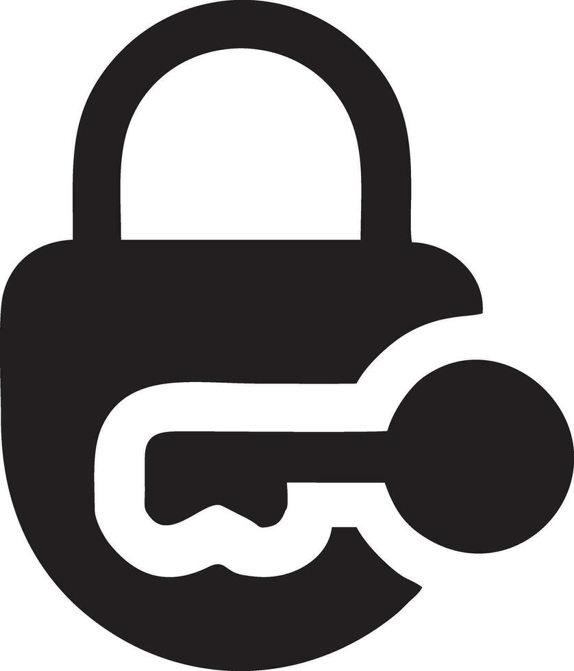 Lock security icon symbol vector image. Illustration of the key secure access system vector design. EPS 10