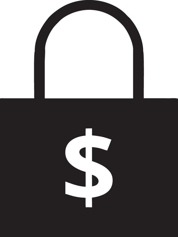 Lock security icon symbol vector image. Illustration of the key secure access system vector design. EPS 10