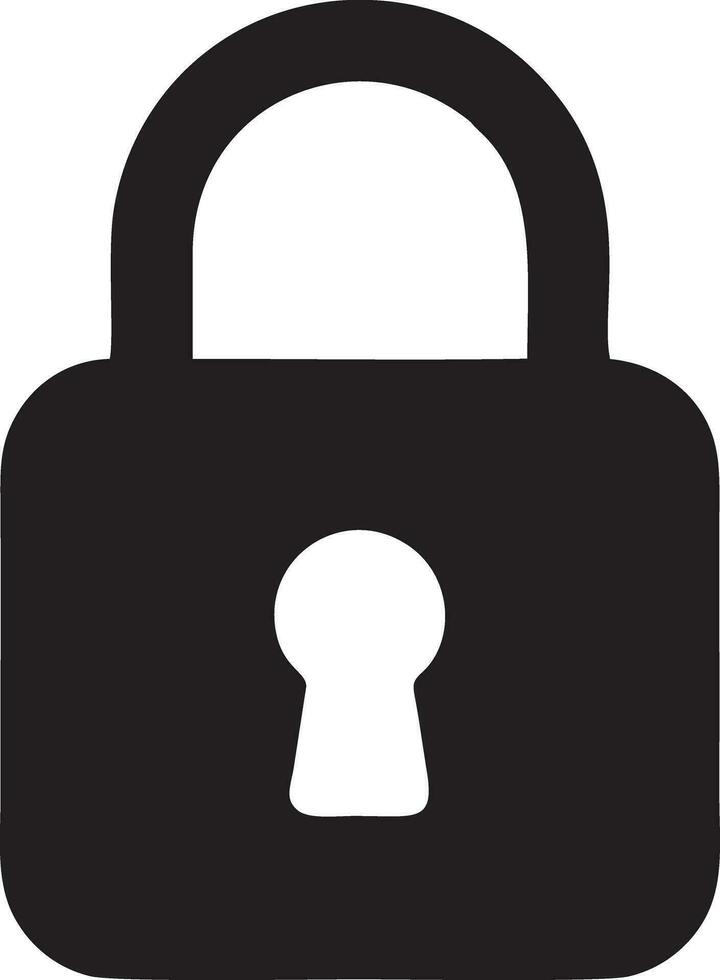 Lock security icon symbol vector image. Illustration of the key secure access system vector design. EPS 10