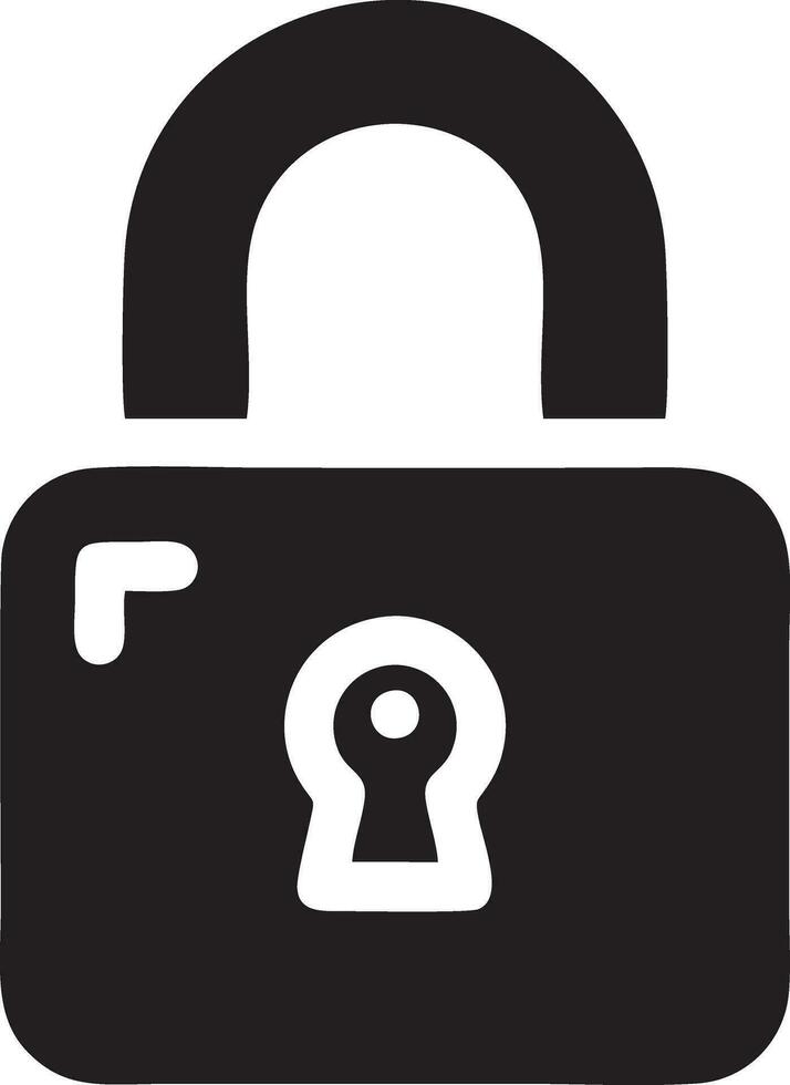 Lock security icon symbol vector image. Illustration of the key secure access system vector design. EPS 10