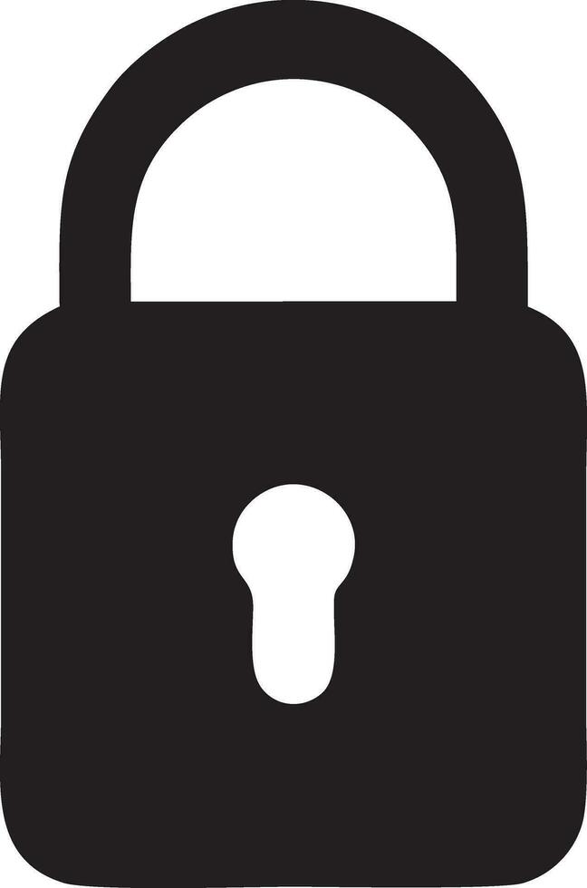 Lock security icon symbol vector image. Illustration of the key secure access system vector design. EPS 10