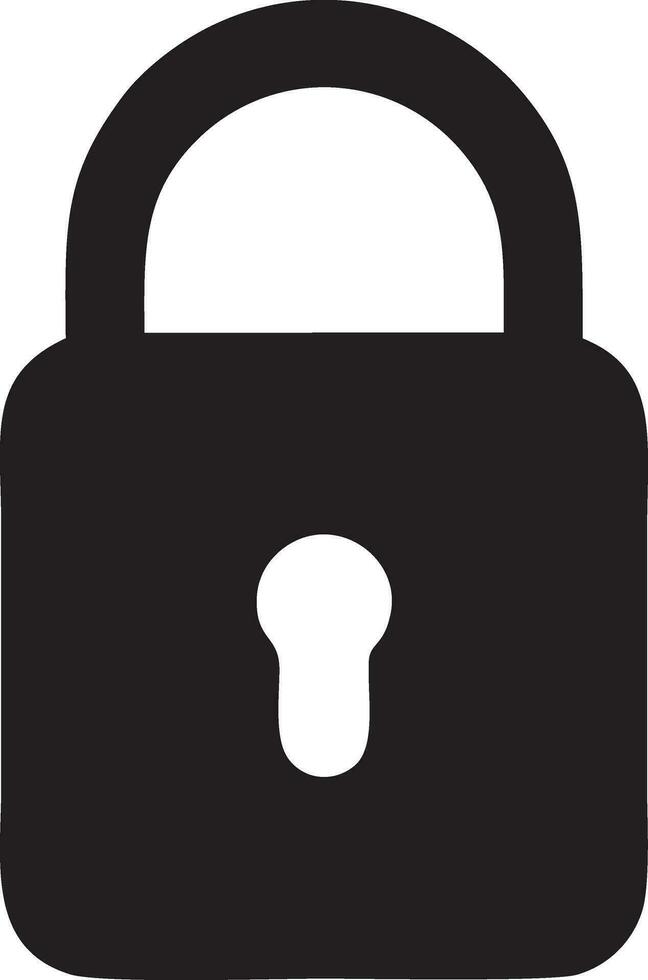 Lock security icon symbol vector image. Illustration of the key secure access system vector design. EPS 10