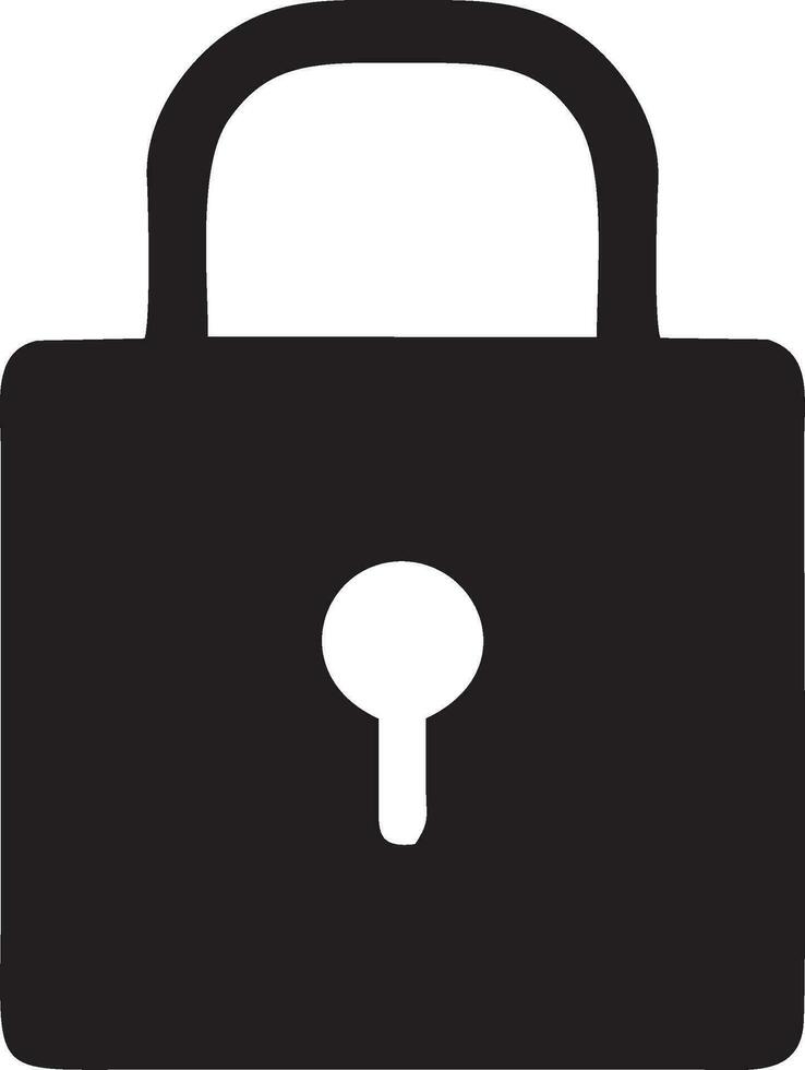 Lock security icon symbol vector image. Illustration of the key secure access system vector design. EPS 10