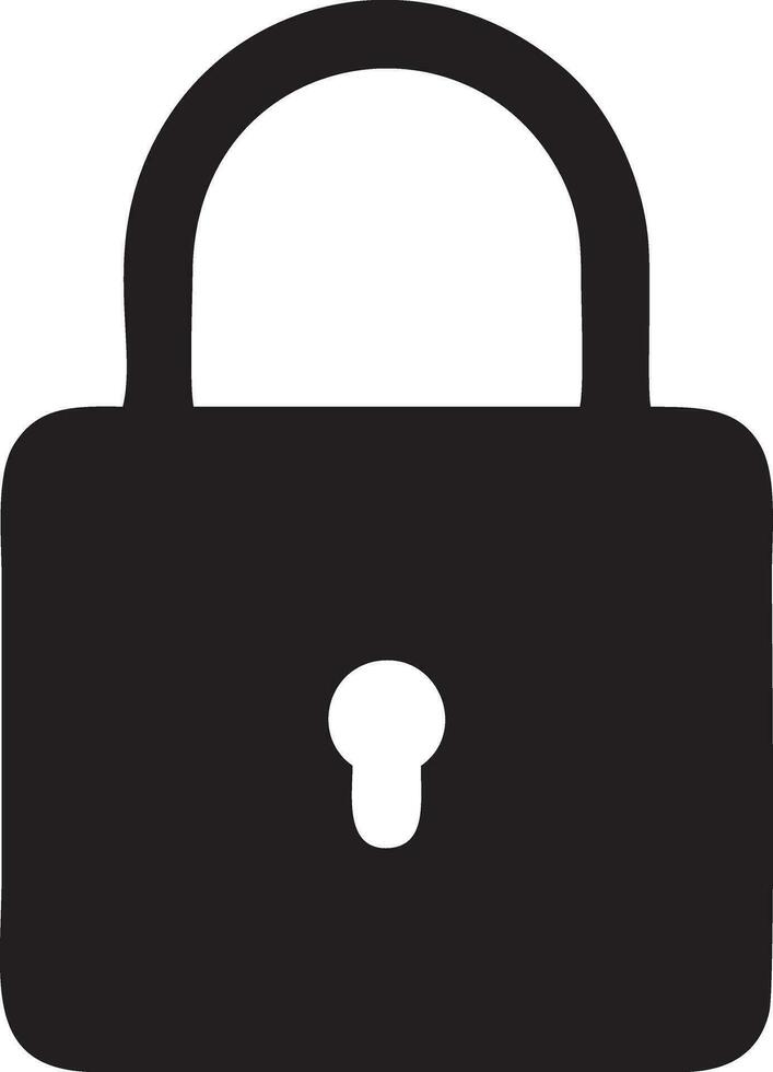 Lock security icon symbol vector image. Illustration of the key secure access system vector design. EPS 10