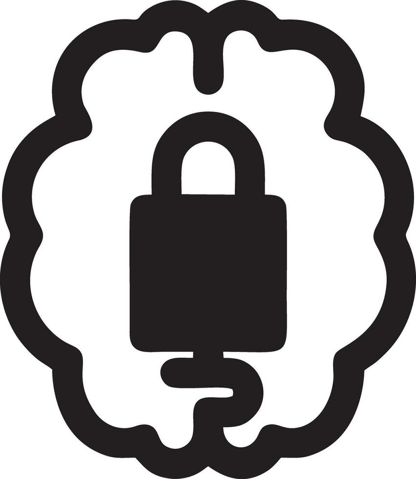 Lock security icon symbol vector image. Illustration of the key secure access system vector design. EPS 10