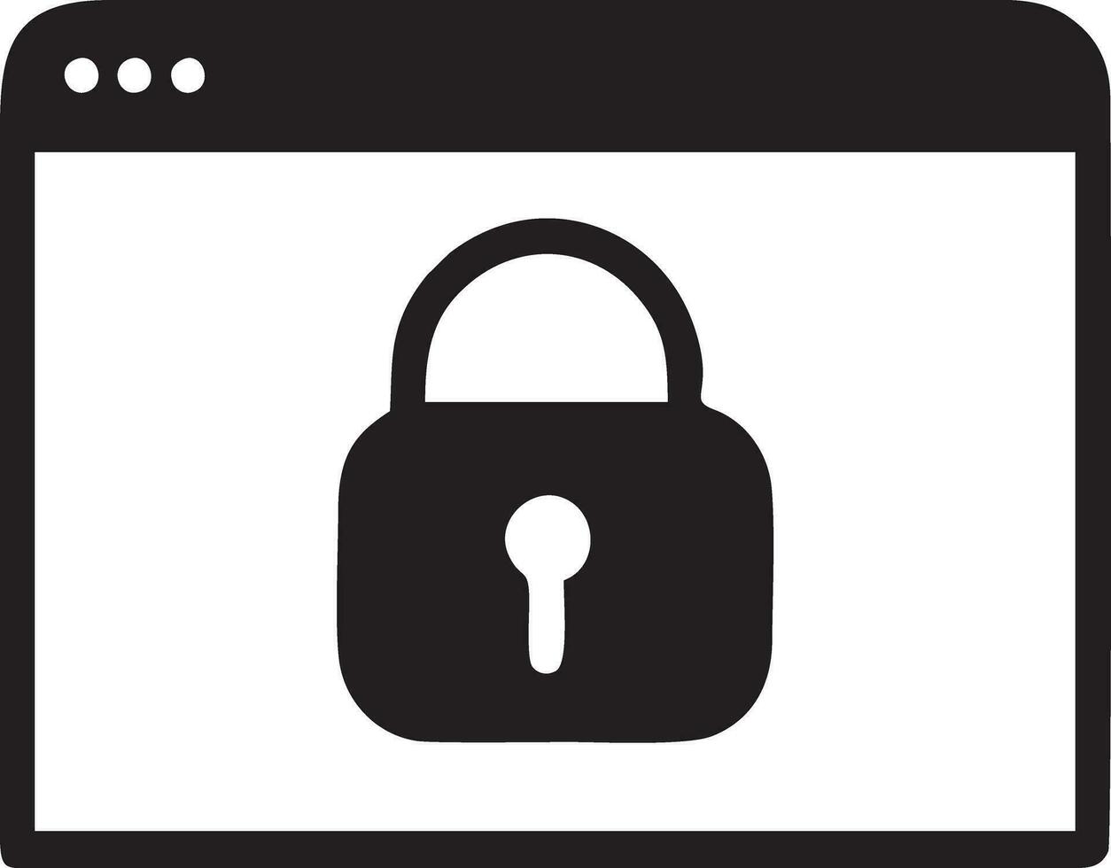 Lock security icon symbol vector image. Illustration of the key secure access system vector design. EPS 10