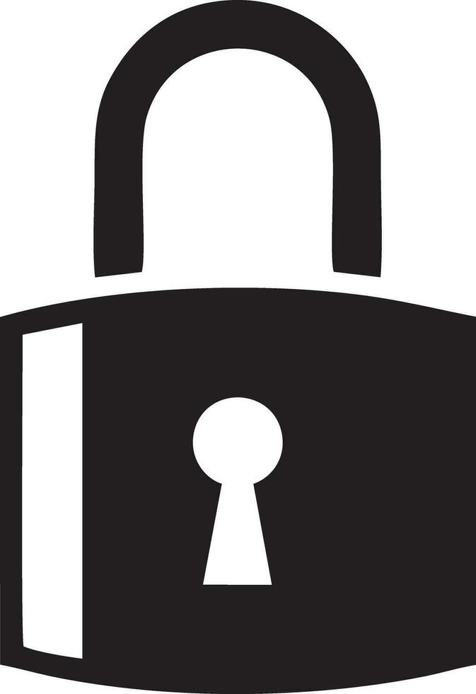 Lock security icon symbol vector image. Illustration of the key secure access system vector design. EPS 10