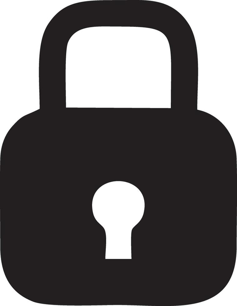 Lock security icon symbol vector image. Illustration of the key secure access system vector design. EPS 10