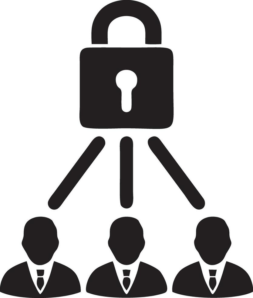 Lock security icon symbol vector image. Illustration of the key secure access system vector design. EPS 10