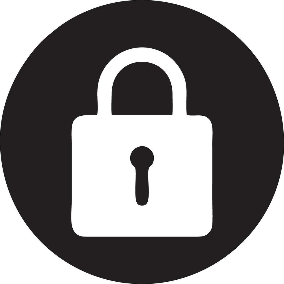 Lock security icon symbol vector image. Illustration of the key secure access system vector design. EPS 10
