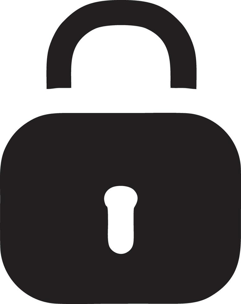 Lock security icon symbol vector image. Illustration of the key secure access system vector design. EPS 10