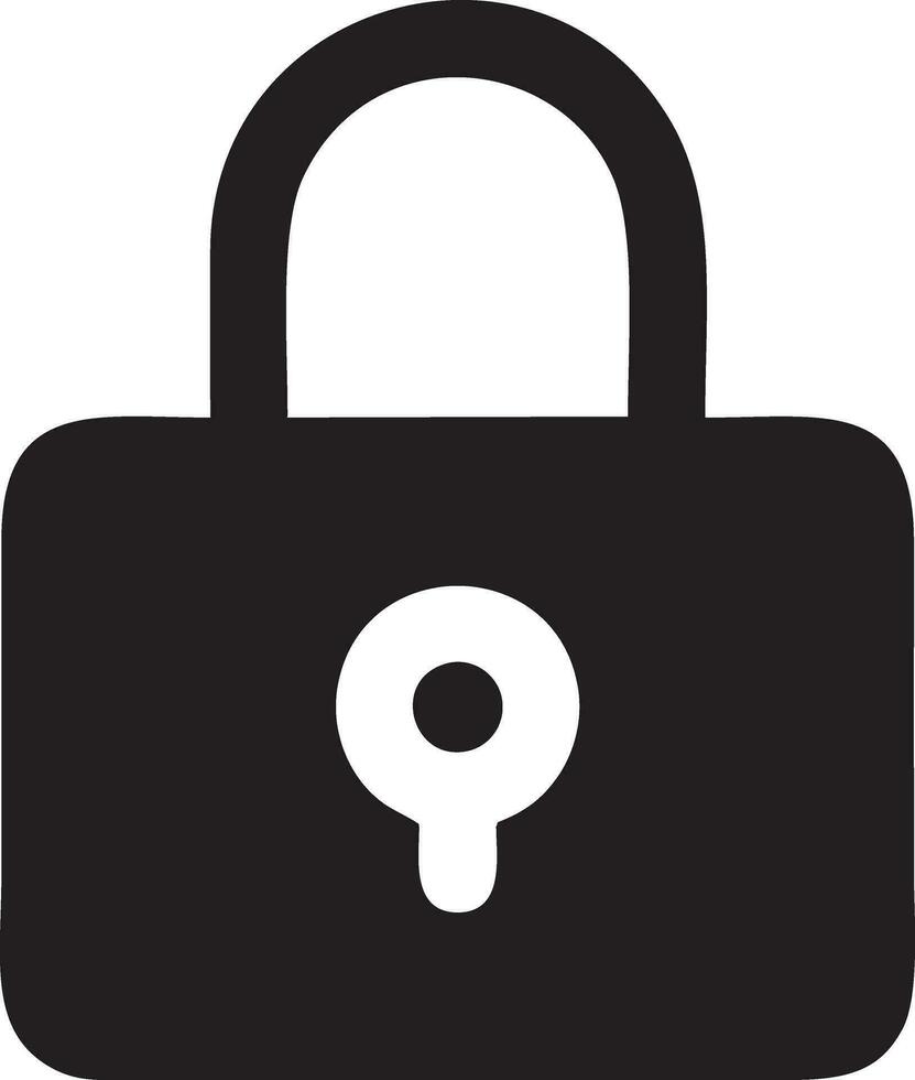 Lock security icon symbol vector image. Illustration of the key secure access system vector design. EPS 10