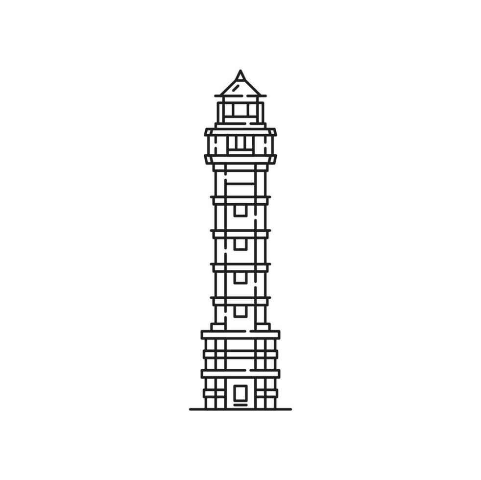 Jainism religion symbol, Jain tower of victory vector