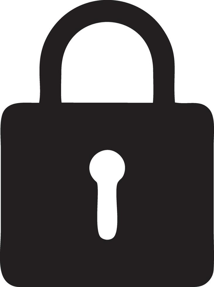 Lock security icon symbol vector image. Illustration of the key secure access system vector design. EPS 10