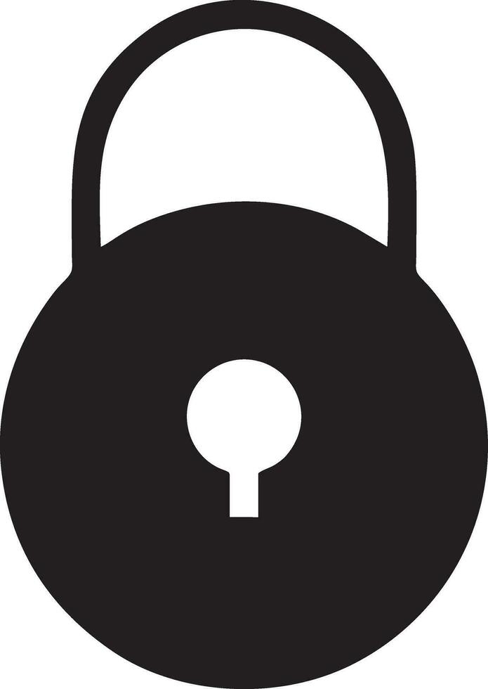 Lock security icon symbol vector image. Illustration of the key secure access system vector design. EPS 10