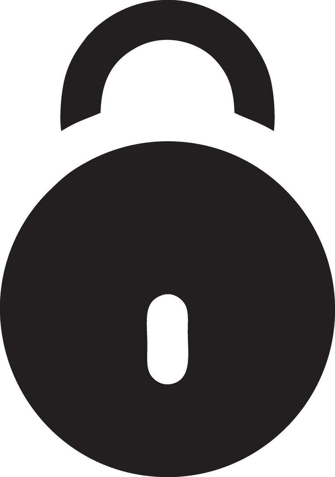 Lock security icon symbol vector image. Illustration of the key secure access system vector design. EPS 10