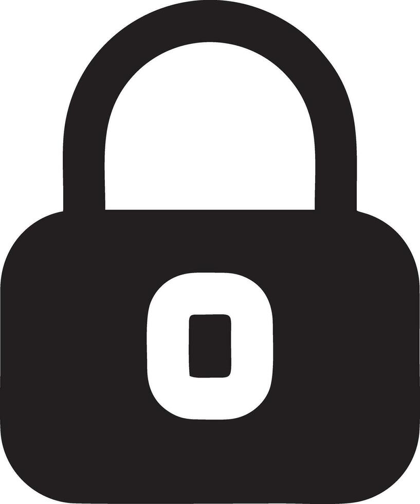 Lock security icon symbol vector image. Illustration of the key secure access system vector design. EPS 10