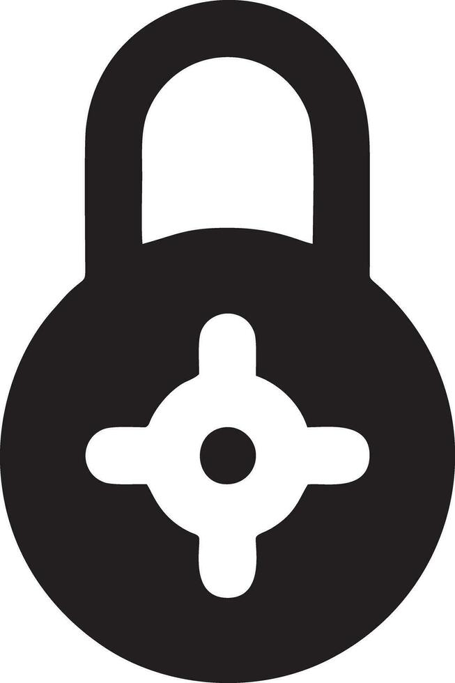 Lock security icon symbol vector image. Illustration of the key secure access system vector design. EPS 10