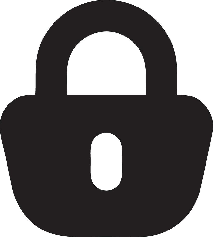Lock security icon symbol vector image. Illustration of the key secure access system vector design. EPS 10