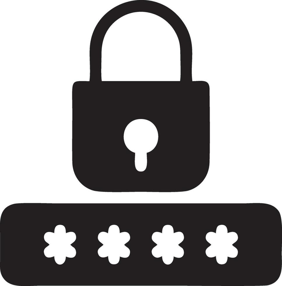 Lock security icon symbol vector image. Illustration of the key secure access system vector design. EPS 10