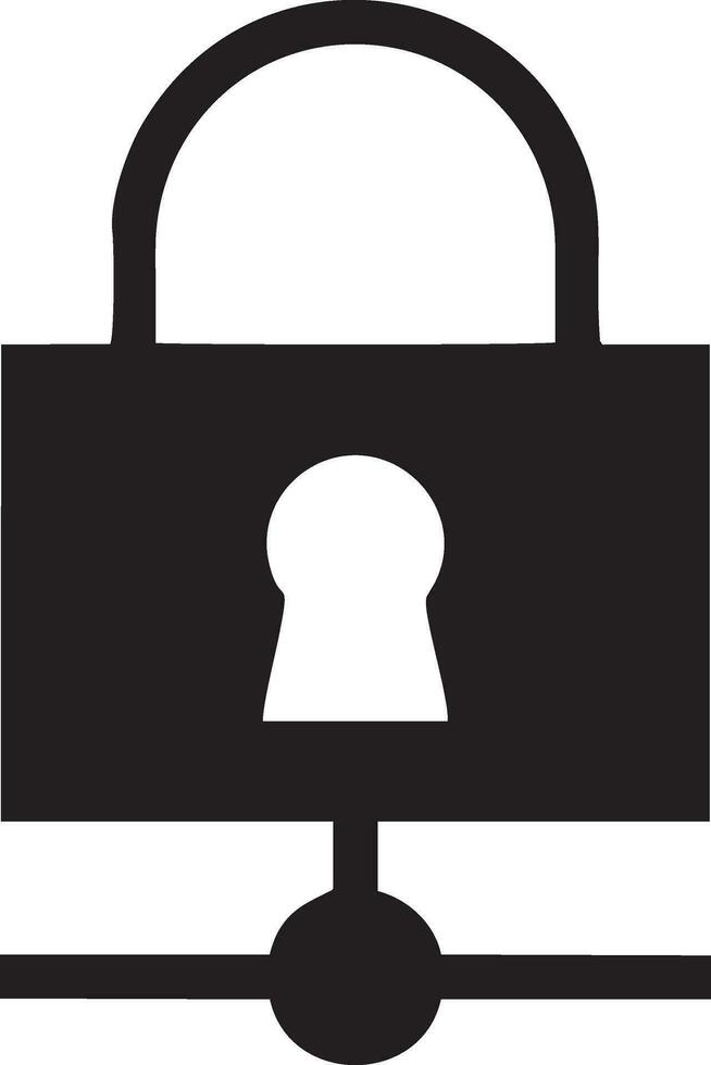 Lock security icon symbol vector image. Illustration of the key secure access system vector design. EPS 10