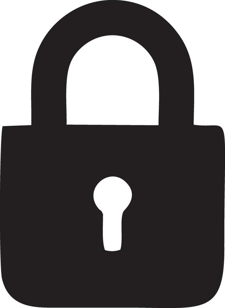 Lock security icon symbol vector image. Illustration of the key secure access system vector design. EPS 10