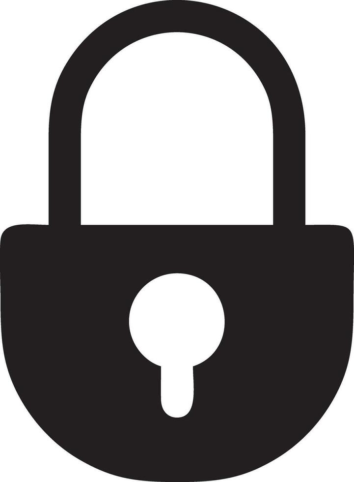 Lock security icon symbol vector image. Illustration of the key secure access system vector design. EPS 10