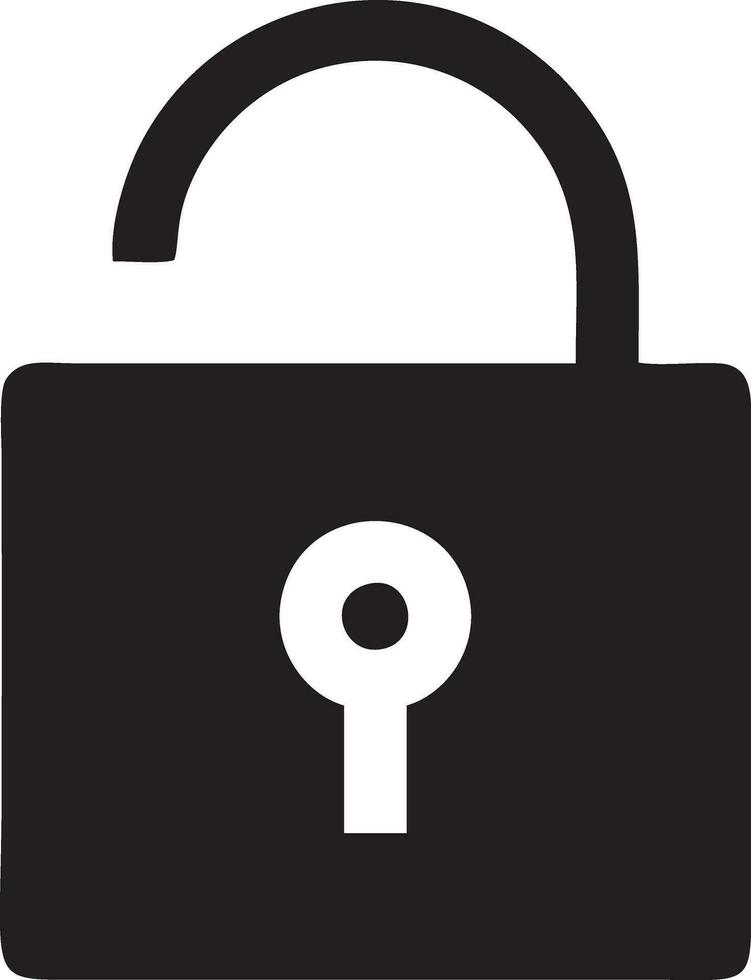 Lock security icon symbol vector image. Illustration of the key secure access system vector design. EPS 10