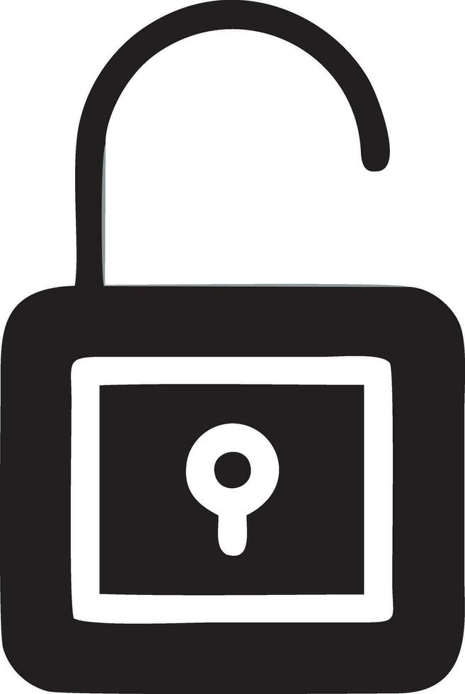 Lock security icon symbol vector image. Illustration of the key secure access system vector design. EPS 10