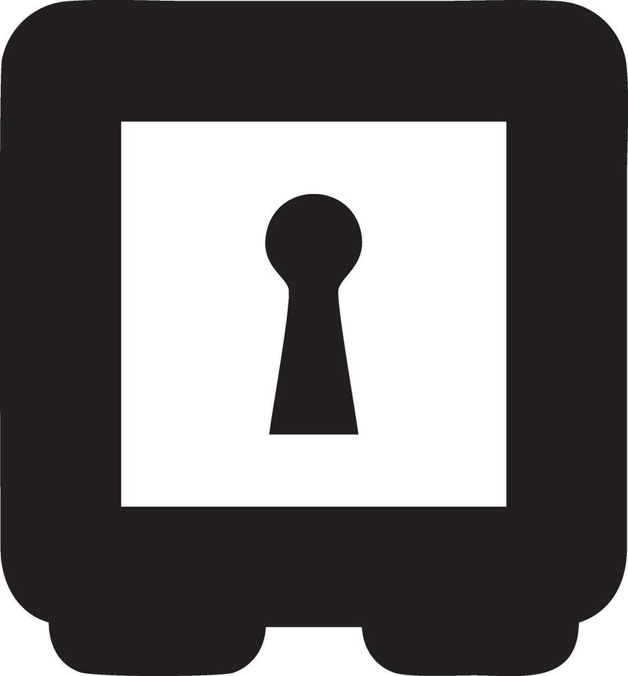 Lock security icon symbol vector image. Illustration of the key secure access system vector design. EPS 10